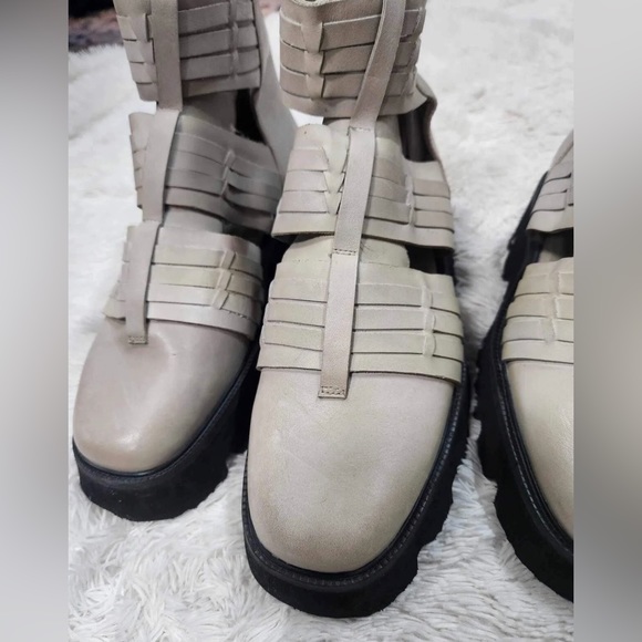 Free People Hydra Huarache Lug Boots . Sh5 $198 - Picture 6 of 10